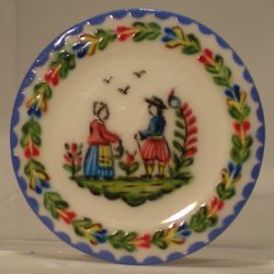 Quimper Round Platter by Christopher Whitford