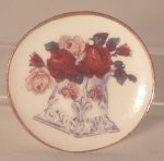 China Plate Bouquet of Roses #2