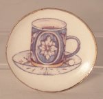 China Plate Blue & White Teacup #2