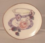 China Plate Blue & White Teacup #3