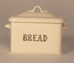 Enamel Bread Box Small Cream by TYA