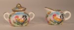 Provencal Coq Creamer & Sugar by Christopher Whitford