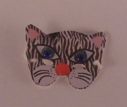 Party Mask Zebra Cow by Gertraud Krammel