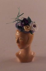 Ladies Fasination Evening Hat #30 by The Mad Hatter