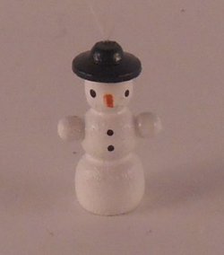 Snowman Ornament by Erzgebirgische Miniaturen