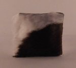 Calf Hair Pillow Black by Prestige Leather