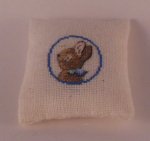 Bunny Rabbit Pillow by Ursula Lempelius