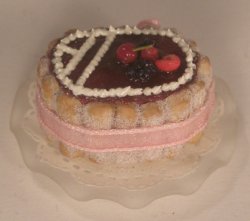 Charlotte Aux Cassis by Linda Cummings