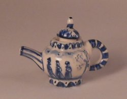 Blue & White Teapot by Sally Meekins
