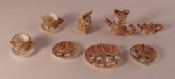 Cat Teaset by Sally Meekins