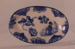 Blue & White Platter #2 by Sally Meekins