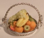 Flat Basket w/Bows by Victor Pain