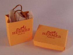 Hermes Shopping Bag and Box by Lorraine Sculderi