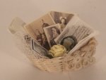 Romantic Basket #1 by Montserrat Folch