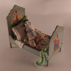 Doll in Fairytale Bed by Gale Elena Bantock