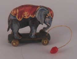 Elephant Pull Toy by Nelly Noorew