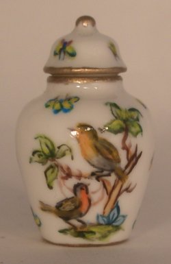 Herend Rothchild Bird Temple Jar by Christopher Whitford