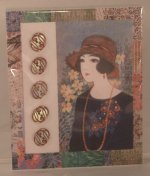 Buttons on Card #253 by ilisha Helfman