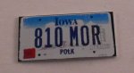 License Plate Iowa