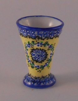Polish Pattern Kasia Flared Vase by Christopher Whitford
