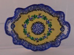 Polish Pattern Kasia Handled Tray by Christopher Whitford