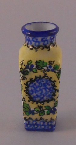 Polish Pattern Kasia Square Vase by Christopher Whitford