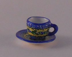 Polish Pattern Kasia Cup & Saucer by Christopher Whitford