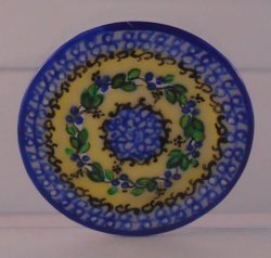 Polish Pattern Kasia Round Platter by Christopher Whitford