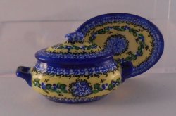 Polish Pattern Kasia Oval Tureen w/Tray by Christopher Whitford