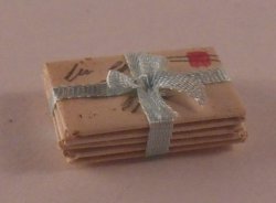 Letters Tied w/Blue Ribbon by Syreeta's