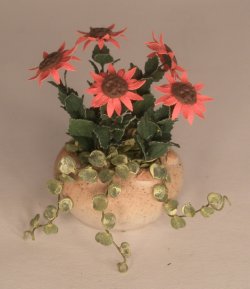 Red Sunflower Arrangement by Artistic Florals