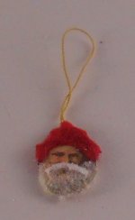Paper Scrap Santa Ornament #K by Christmas in Salzburg