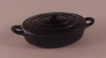 Enamel Oval Pot Chef Collection Eggplant by TYA