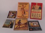 WWI Poster Womens set of 6 by Carol Lester