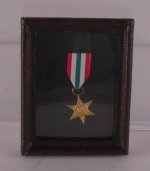 WWII Italy Star in Frame by Carol Lester