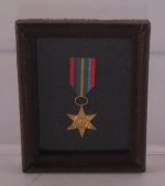 WWII Arctic Star in Frame by Carol Lester