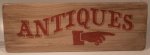 Antiques Painted Sign by Phyllis Hawkes