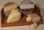Cheese on Wood Tray by Cristina Minischetti