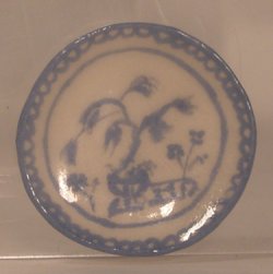 Blue & White Oriental Plate #1 ph#8