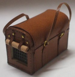 Leather Dog Carrier by Jose Gomez