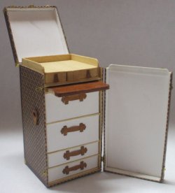 LV Monogram Wardrobe Trunk by Jose Gomez