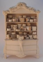 Lace Display Cabinet by Janny Warnaar