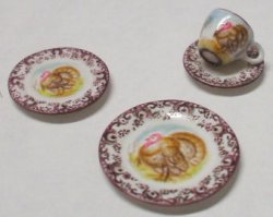 Thanksgiving Turkey 4pc Place Setting by Christopher Whitford