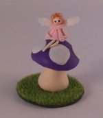 Fairy on Mushroom From Japan