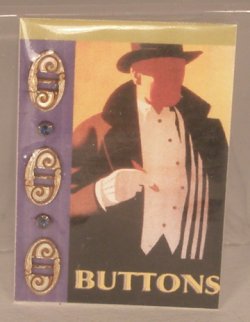 Buttons on Card #207 by Ilisha Helfman