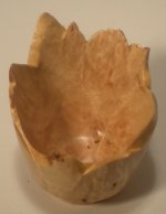 Maple Wood Bowl/Vase #C