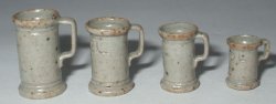Pottery #52 Grey Measuring Set by Elisabeth Causeret
