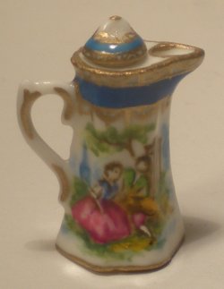Romantic Limoges Chocolate Pot by Christopher Whitford