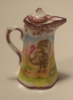 Thanksgiving Turkey Chocolate Pot by Christopher Whitford