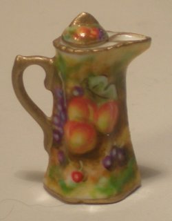 Royal Worcestor Inspired Fruit Chocolate Pot by Chris Whitford